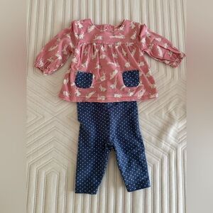 Baby Boden - Bunny & Polkadot  Set